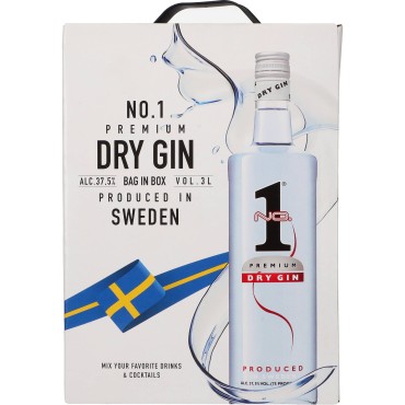 No.1 Premium Gin 37,5% 300cl BiB