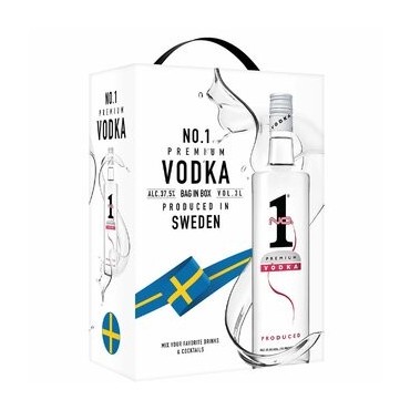 No.1 Premium Vodka 37,5% 3L BiB