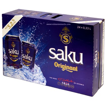 Saku Originaal Export 5,2% 24x33cl - DPG Pfand