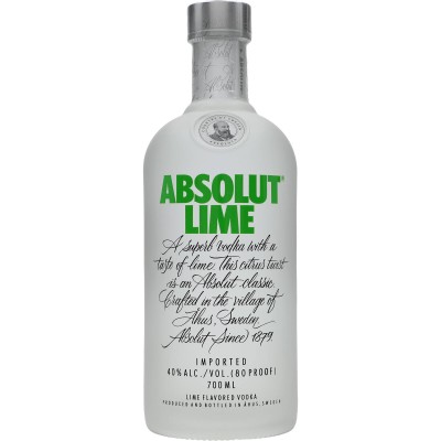Absolut Lime Vodka 100cl