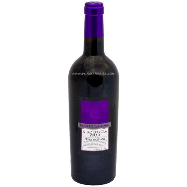 Conte di Campiano Nero d'Avola75cl