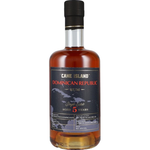 Cane Island Dominican Republic Single Estate Rum 5YO 70cl