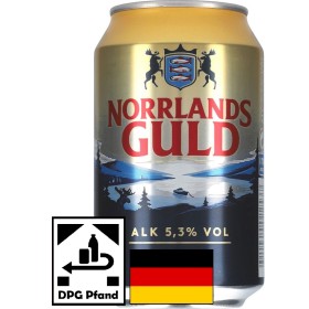 Norrlands Guld Export 5,3% 24x33cl - DPG Pfand
