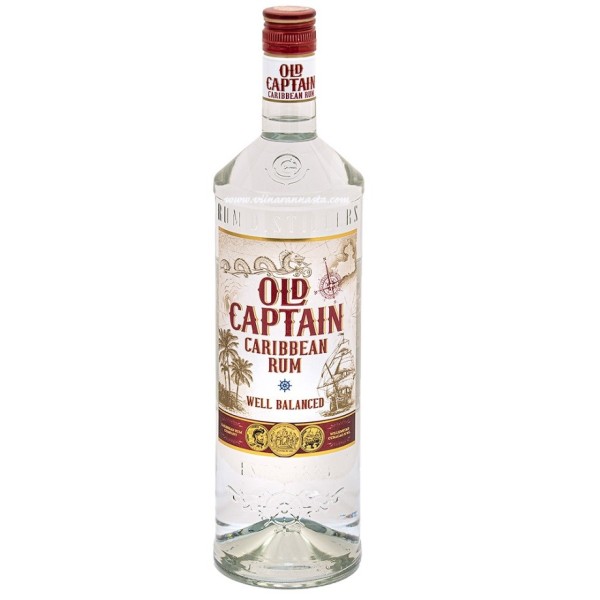 Old Captain Extra Dry White Rum 70cl