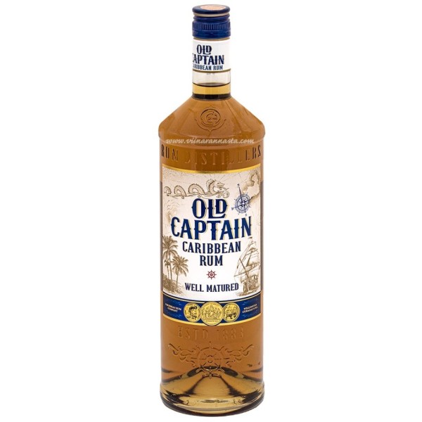 Old Captain Well Matured Brown Rum 70cl