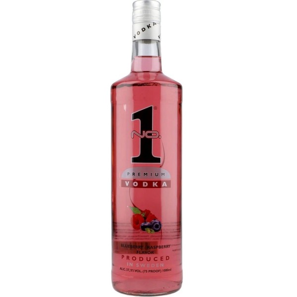 No.1 Vodka Raspberry/Blueberry 100cl