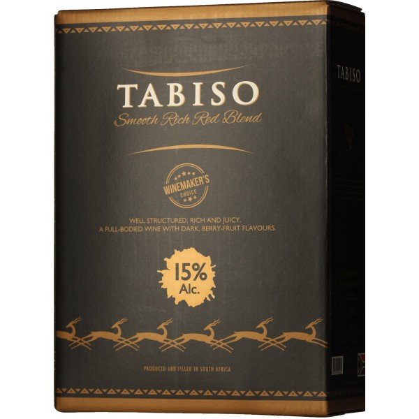 Tabiso Smooth Rich Red Blend 300cl BiB