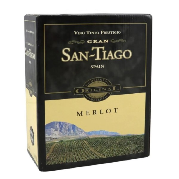 San Tiago Merlot 300cl BiB