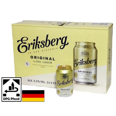 Eriksberg 5,3% 24x33cl DPG Pfand