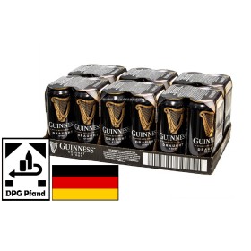 Guinness Draught Stout 4,2% 24x44cl DPG Pfand MHD\BB Date 16.01.2026