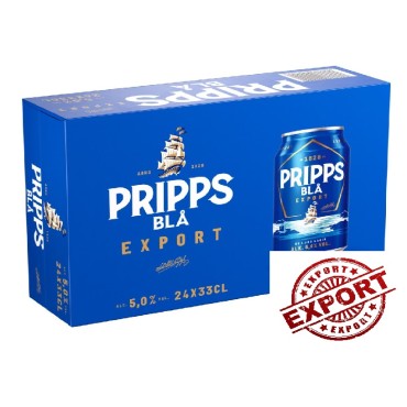 Pripps Blå Export 5% 24x33cl DPG Pfand