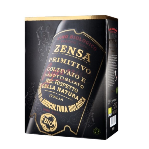 Zensa Primitivo Igp Puglia Organico 300cl BiB