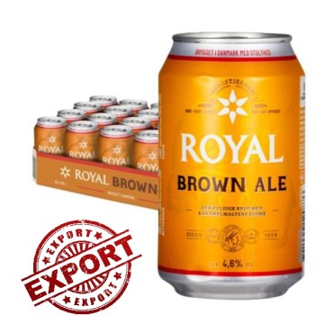 Royal Brown Ale 4,6% 24x33cl DPG Pfand