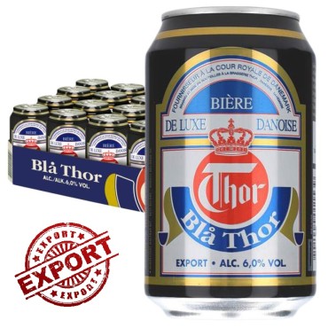 Blå Thor Export 6% 24x33cl DPG Pfand