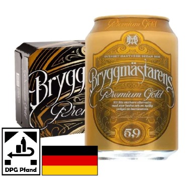 Åbro Bryggmästarens Premium Gold 5,9% 24x33cl DPG Pfand