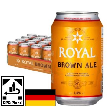Royal Brown Ale 4,6% 24x33cl DPG Pfand