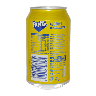 Fanta Lemon 24x33cl