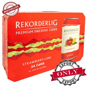 Rekorderlig Strawberry-Lime 4,5%  24x33cl