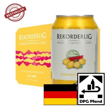 Rekorderlig Watermelon-Citrus 4,5%  24x33cl DPG Pfand