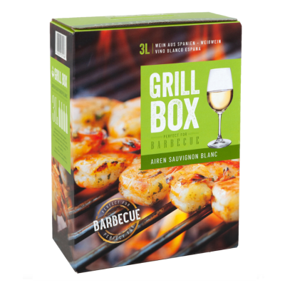 Grill Box Airen Sauvignon Blanc 300cl BiB