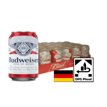 Budweiser 24x33cl 5.0% (USA) - DPG Pfand