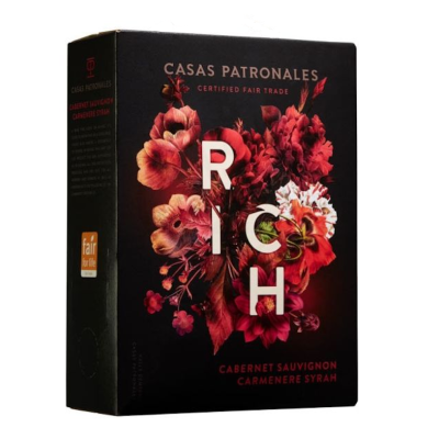 Casas Patronales RICH Cabernet Sauvignon Carmenere Syrah 300cl BiB