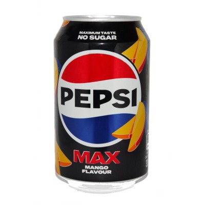 Pepsi MAX Mango 24x33cl MHD/BB Date 09.06.2026