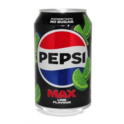 Pepsi MAX Lime 24x33cl MHD/BB Date 03.06.2026