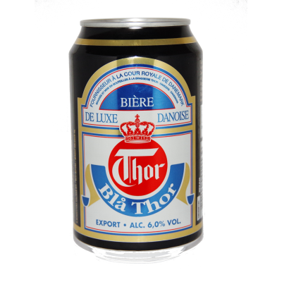 Blå Thor Export 24x33cl MHD/BB Date 19.05.2026