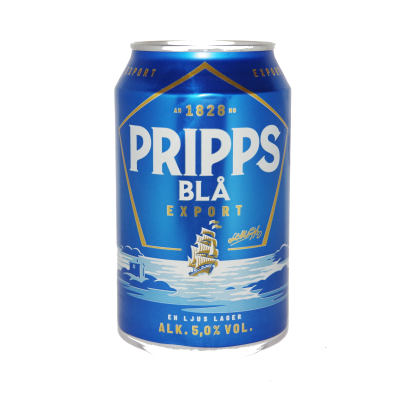 Pripps Blå Export 24x33cl MHD/BB Date 11.05.2026
