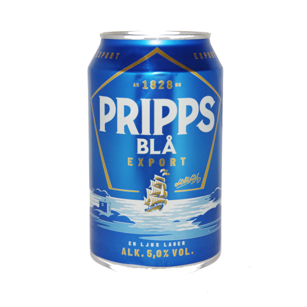 Pripps Blå Export 24x33cl MHD/BB Date 11.05.2026