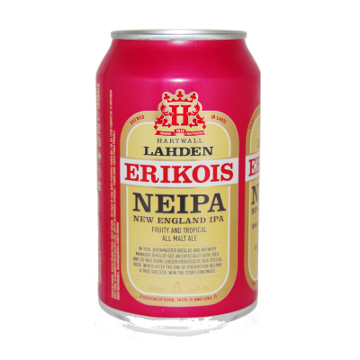 Hartwall Lahden Erikois NEIPA 24x33cl MHD/BB Date 09.06.2026