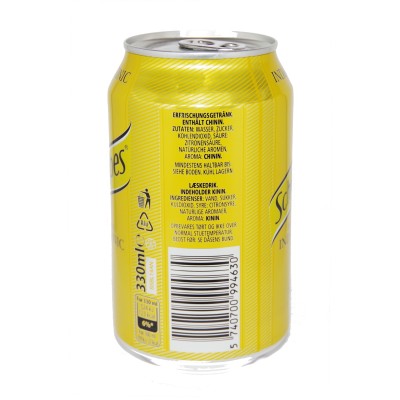 Schweppes Indian Tonic 12x33cl MHD/BB Date 15.05.2026
