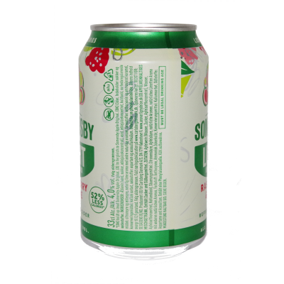 Somersby Rasberry-Lime LITE 18x33cl