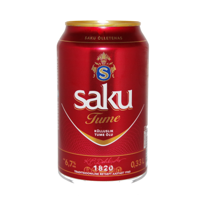 Saku Tume 24x33cl MHD\BB Date 29.08.2026