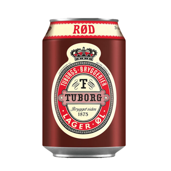 Tuborg Rød 24x33cl MHD\BB Date 20.08.2026