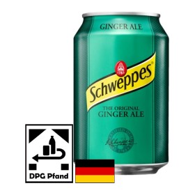Schweppes Ginger Ale 12x0,33cl DPG Pfand