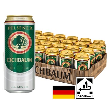 Eichbaum Pilsener 4,8% 24x50cl DPG Pfand