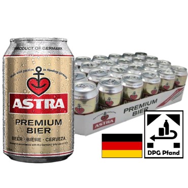 Astra Premium Beer 4,9% 24x0,33cl DPG Pfand
