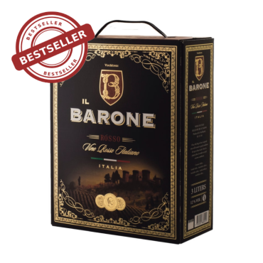 IL Barone Rosso Vino Rosso Italiano 12% 300cl BiB