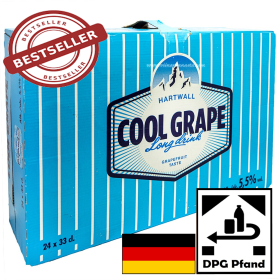 Cool Grape long drink 5,5% 24x33cl - DPG Pfand